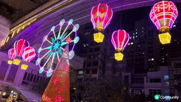 聖誕日，留港消費吃喝玩樂，看燈飾，也可以，非常高興快樂