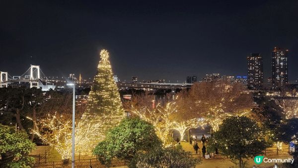 如果你12月來東京，推薦你周末去台場看夜景和煙花。那裡的彩虹...