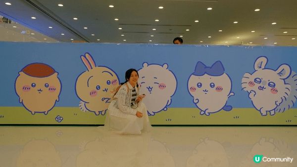 之前在尖沙咀海港城chiikawa 打卡，買限定版毛公仔，真...