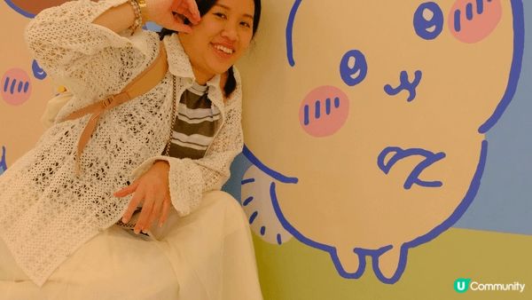 之前在尖沙咀海港城chiikawa 打卡，買限定版毛公仔，真...