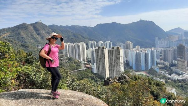 【慈雲山至畢架山花園行山篇】天梯石、獅尾脊、獅子山，筆架山觀景台