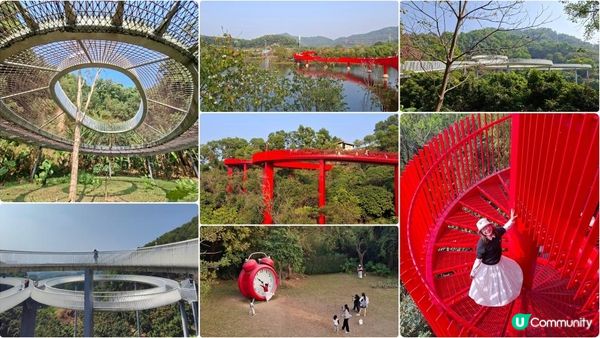 【深圳光明區打卡篇】大頂嶺綠道的浮橋、探橋、懸橋及虹橋公園