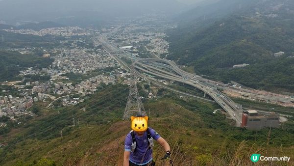 【粉嶺九龍坑站至丹竹坑行山篇】尖峰峒、龍山、鶴藪觀景台