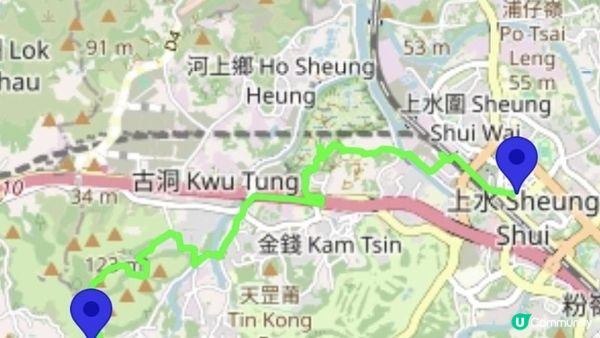 【古洞麒麟山坳至上水行山篇】古洞水塘 ➕️ 塱原濕地公園