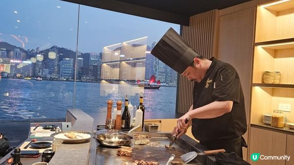 [親民價$198食盡維港景與高質鐵板燒]