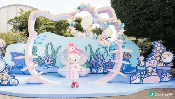 「在海洋公園的蔚藍世界裡，遇見了最溫暖的 Sanrio ch...