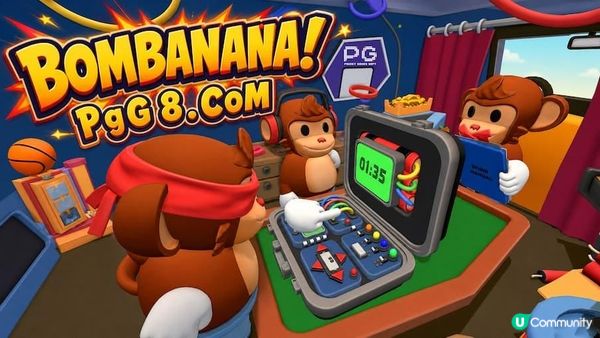 2026年8月Steam PG必玩：《BOMBANANA！ 》三隻猴子感官挑戰拆彈