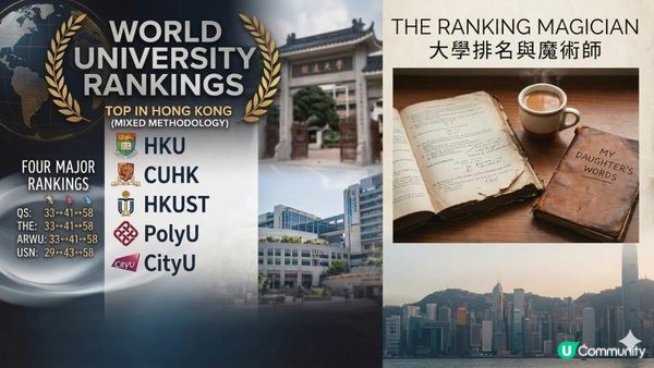 得啖笑 (16) - 大學排名與魔術師