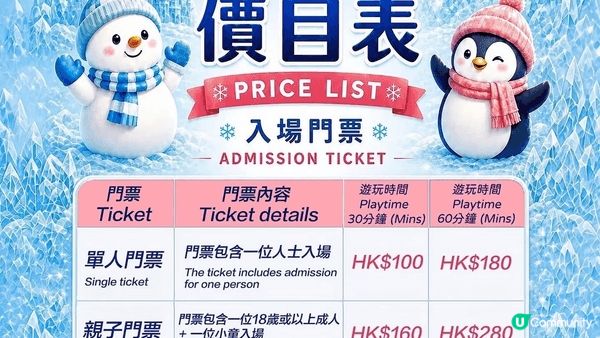 香港落雨流流最啱搵室內放電，呢個「冰魔法玩雪」好正架！小朋友...