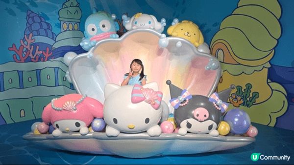Sanrio 進註海洋公園，除了有好多好可愛嘅打卡位，仲有遊...
