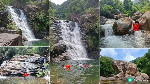夏季石澗玩水系列💦【東涌黃龍石澗💦黃龍瀑💦】