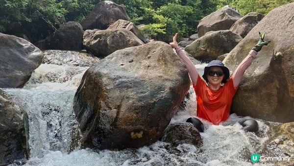 夏季石澗玩水系列💦【東涌黃龍石澗💦黃龍瀑💦】