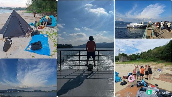 東坪洲2日1夜露營⛺️💦【洲尾沙灘•長沙灣】