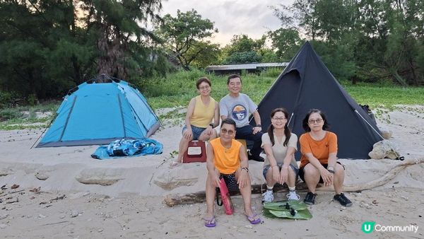 東坪洲2日1夜露營⛺️💦【洲尾沙灘•長沙灣】
