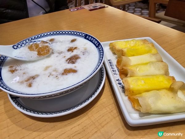 桃膠牛奶、炸鮮奶