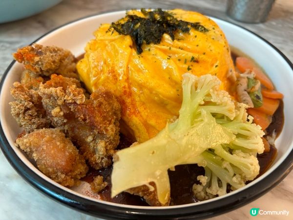 炸雞塊旋風蛋飯