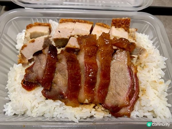 叉燒燒肉雙拼飯