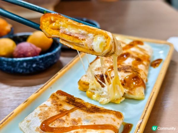 台式拉絲🧀芝士蛋餅