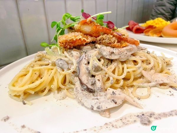 黑松露軟殼蟹意粉