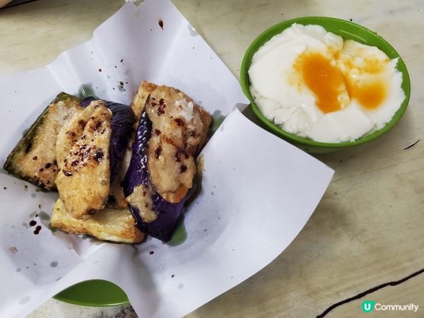 煎釀三寶+豆腐花