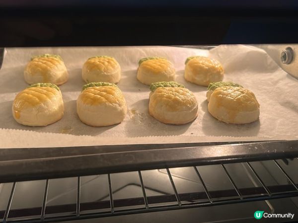 在家自製鳳梨酥之大成功