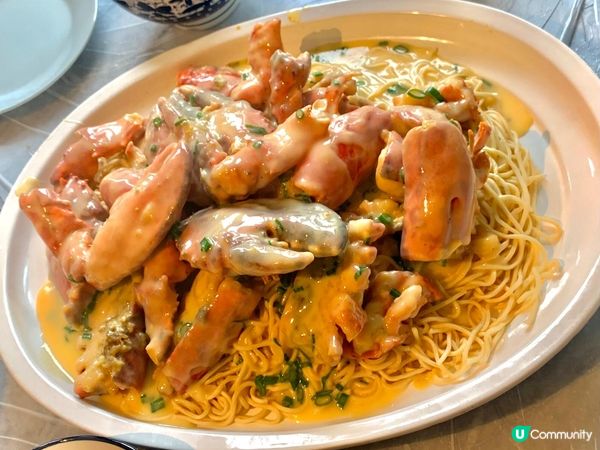 酒樓嘅龍蝦伊麵一流