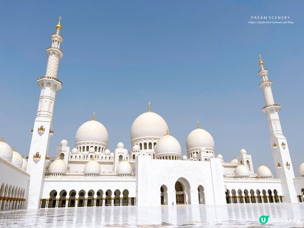 【杜拜-Abu Dhabi】世界上最大的清真寺之一│謝赫扎耶德大清真寺│Sheikh Zayed Grand Mosque