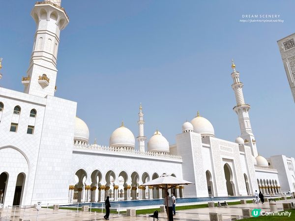 【杜拜-Abu Dhabi】世界上最大的清真寺之一│謝赫扎耶德大清真寺│Sheikh Zayed Grand Mosque