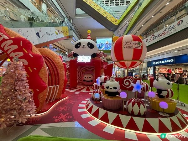 油塘大本型熊貓🐼迎接聖誕節