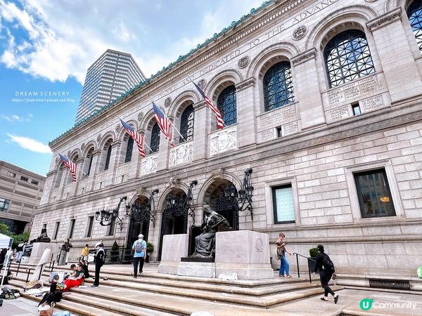 【美國-Massachusetts】城市中心的文藝綠洲 │波士頓公共圖書館│Boston Public Library