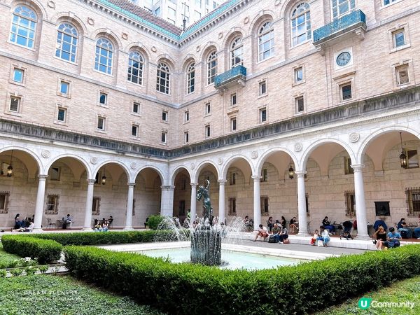 【美國-Massachusetts】城市中心的文藝綠洲 │波士頓公共圖書館│Boston Public Library