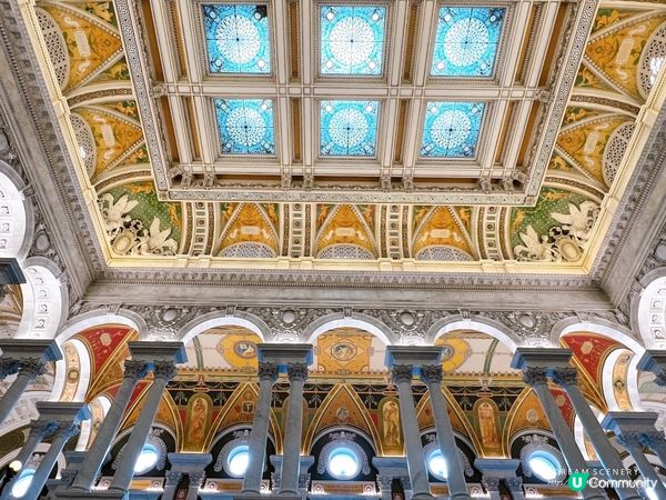 【美國-Washington】世界最美圖書館之一 │ 世界最大圖書館巡禮 │ Library of Congress