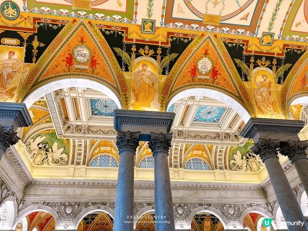 【美國-Washington】世界最美圖書館之一 │ 世界最大圖書館巡禮 │ Library of Congress