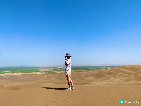 🌵新疆北疆･庫木塔格沙漠|世界唯一與城市相連的沙漠,沙丘+駱...