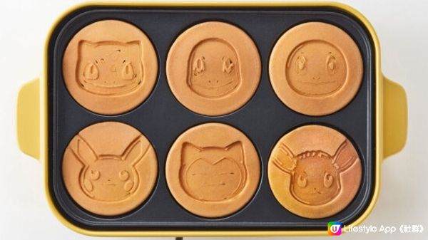 在家也能DIY皮卡丘鬆餅！日本BRUNO「寶可夢造型電烤盤」新登場