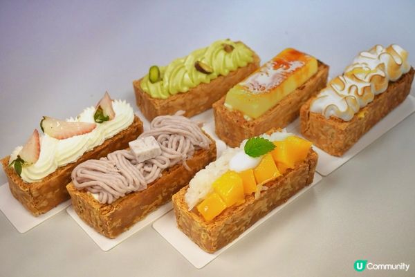 經典草莓吉士拿破崙盒子：