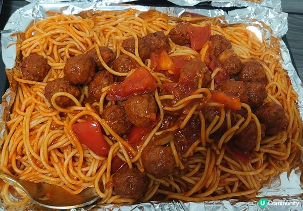 意式蕃茄肉丸意粉