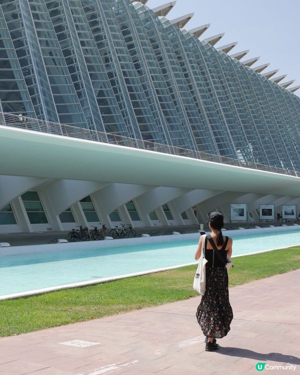 夜景 — 大眼球天文館(L'Hemisfèric) 