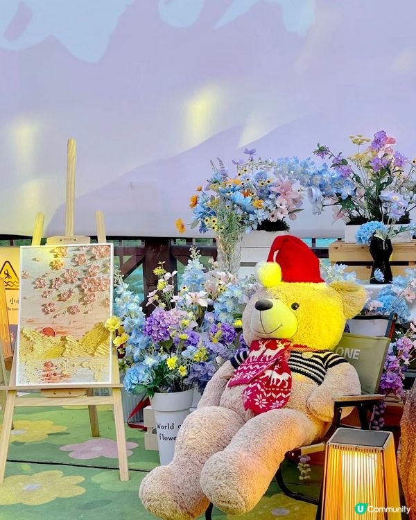 星空下的露營餐廳🏕️  