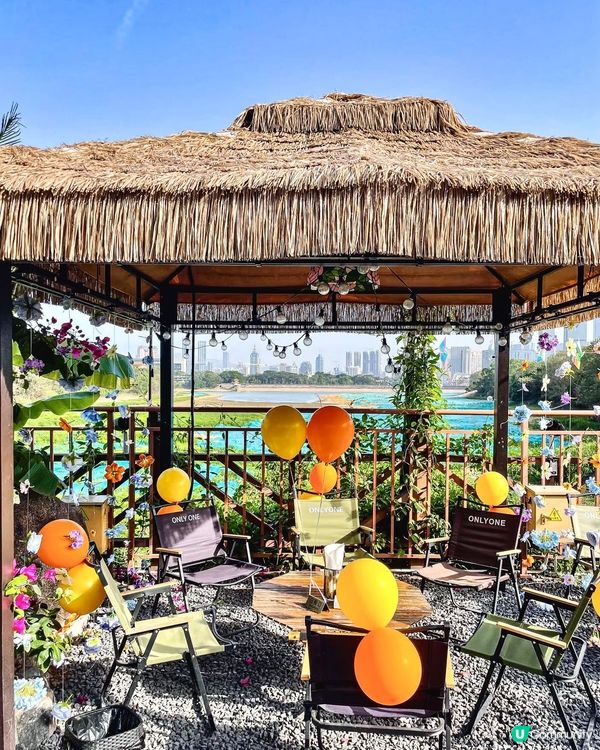 星空下的露營餐廳🏕️  