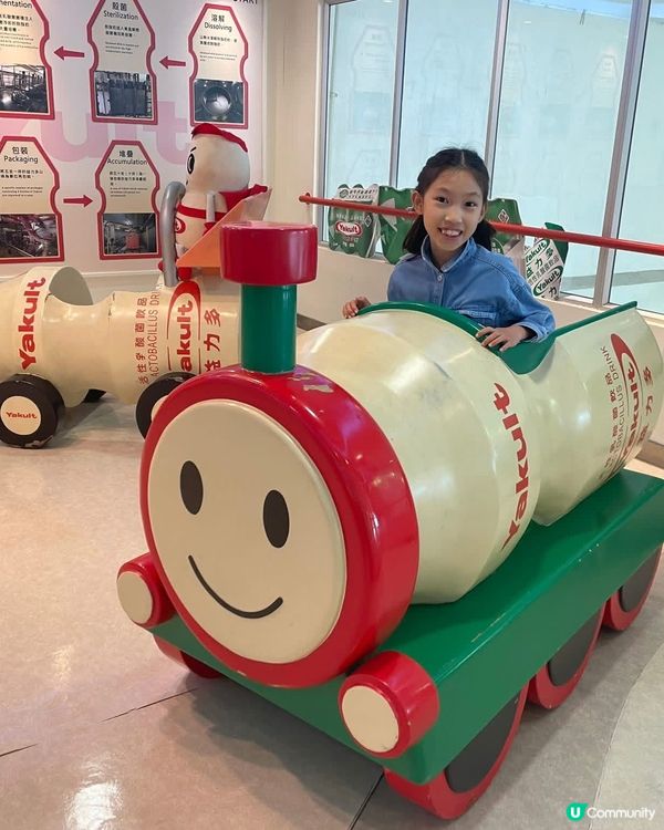 一齊參觀益力多廠👧🏻 #親子防曬好物