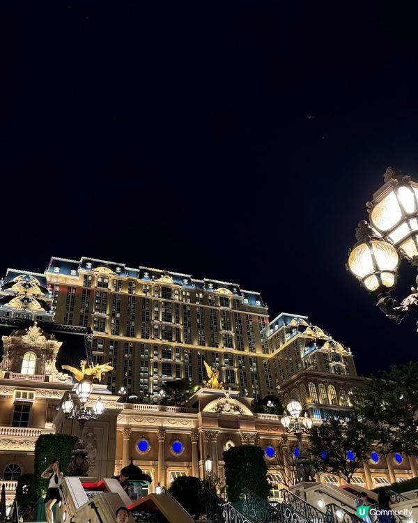 同老婆去澳門巴黎人住番晚，當去左場小旅行！