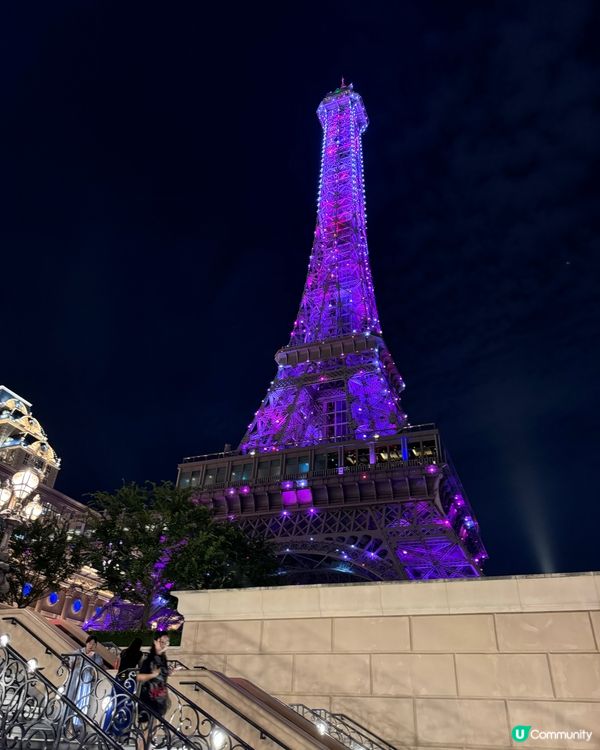 同老婆去澳門巴黎人住番晚，當去左場小旅行！