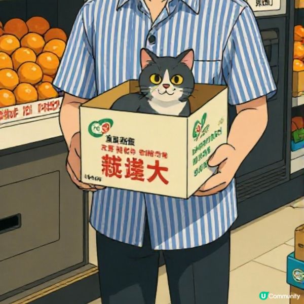 食完飯就遇見真貓🐱  開心滿足🥰