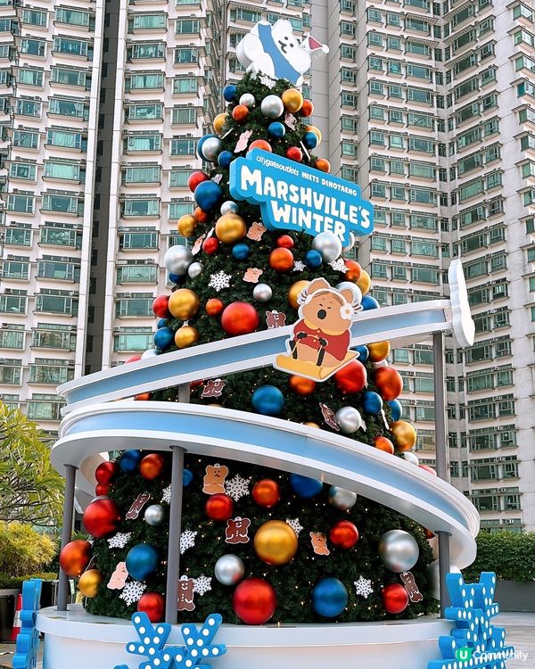 🎏東涌東薈城🎄聖誕戶外市集❄️Marshville戶外滑雪樂園