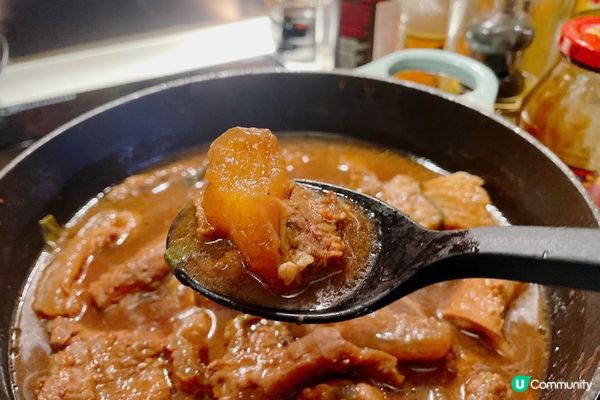 柱侯蘿蔔炆牛腩✨食譜