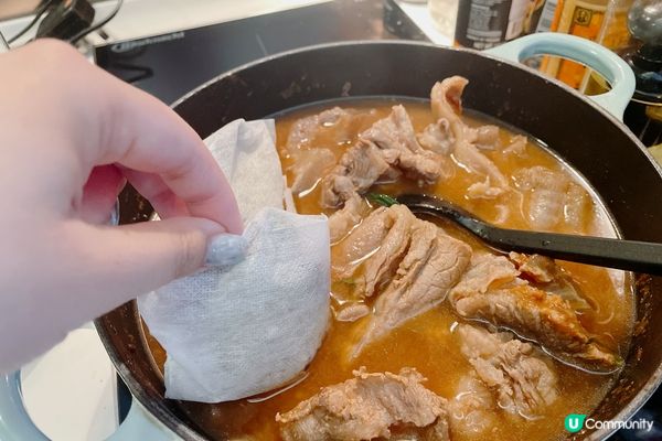 柱侯蘿蔔炆牛腩✨食譜