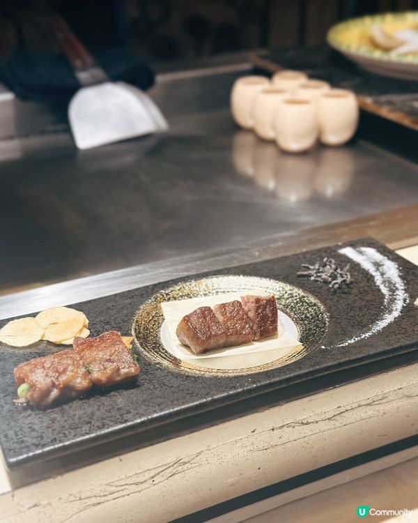 秋田鐵板燒🤤！秋田二人前套餐😋！