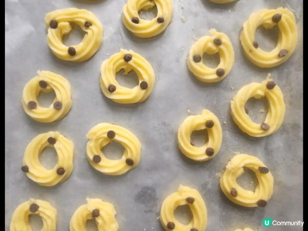 「淡奶油曲奇」0難度簡單曲奇做法｜又酥又脆｜