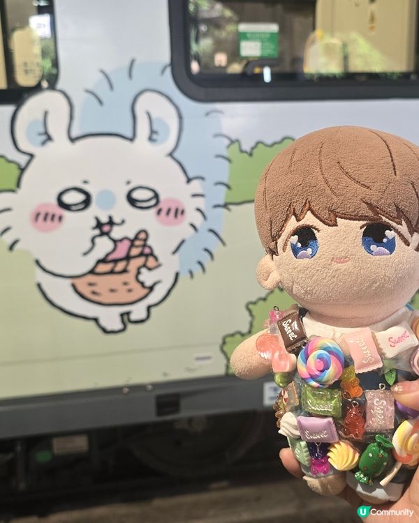 把握機會和chiikawa 輕鐵打卡，屯門西鐵兆康站才有票售